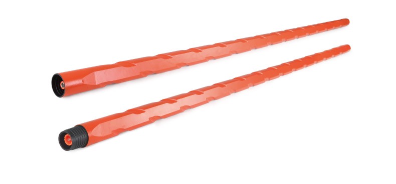 spiral helical groove wired drill pipe